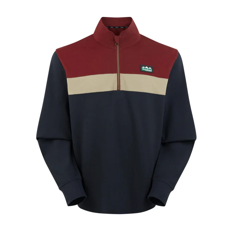 Ridgeline Backslider Rugby Top - Navy Multi - Image 4