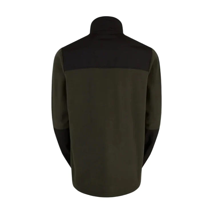 Ridgeline Hybrid Fleece Jacket - Deep Forest/Black - Image 5