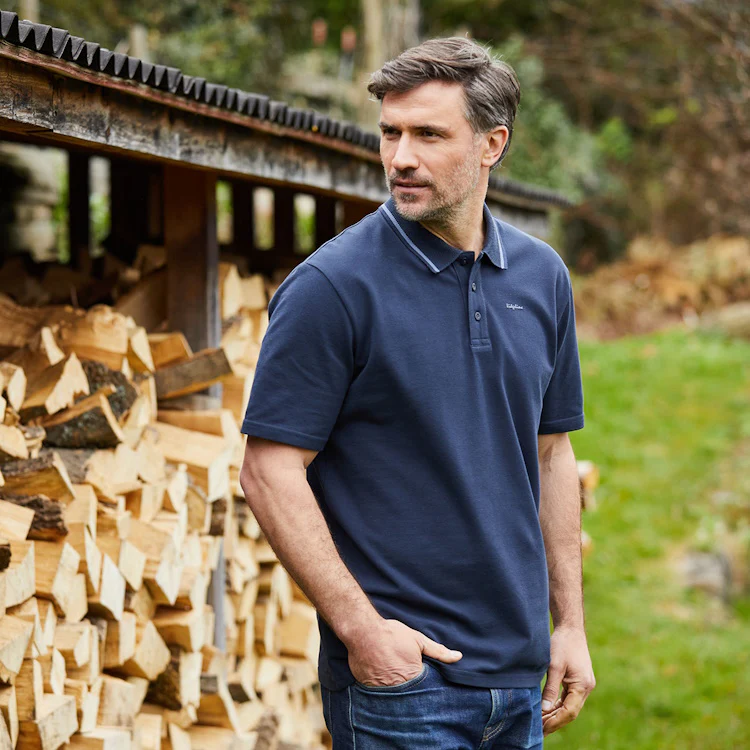 Ridgeline Kilworth Polo Shirt - Navy - Image 4