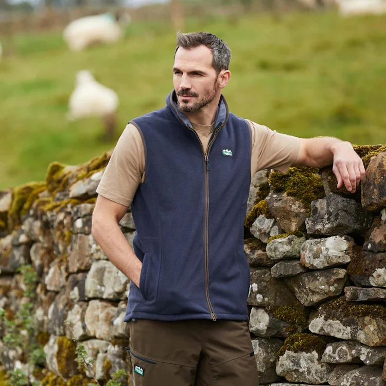 Ridgeline Kodiak Gilet - Navy - Image 4