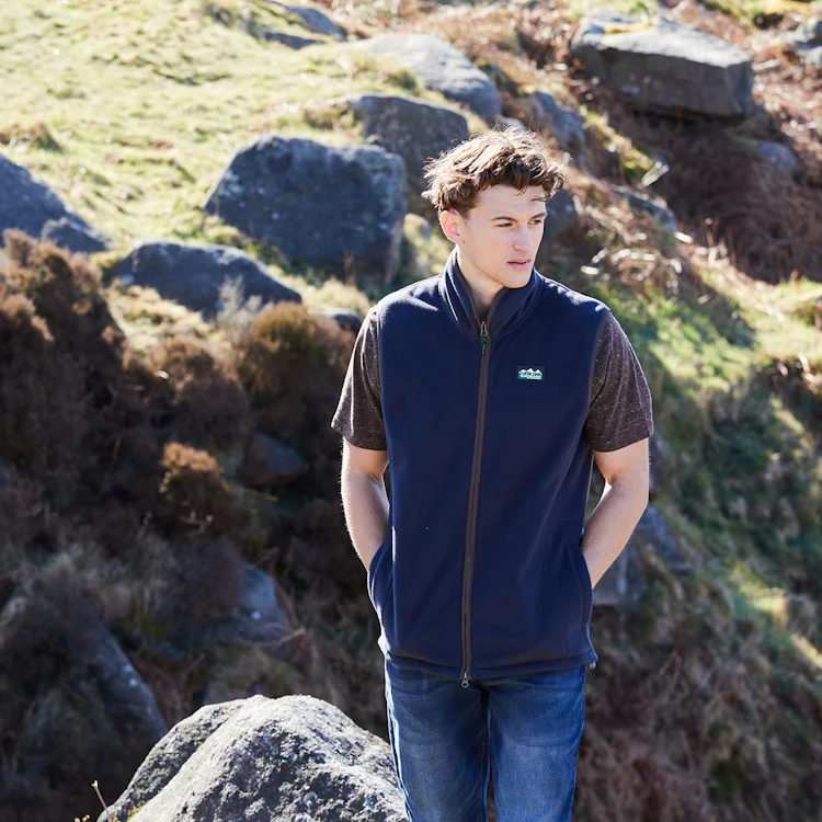 Ridgeline Kodiak Gilet - Navy - Image 5
