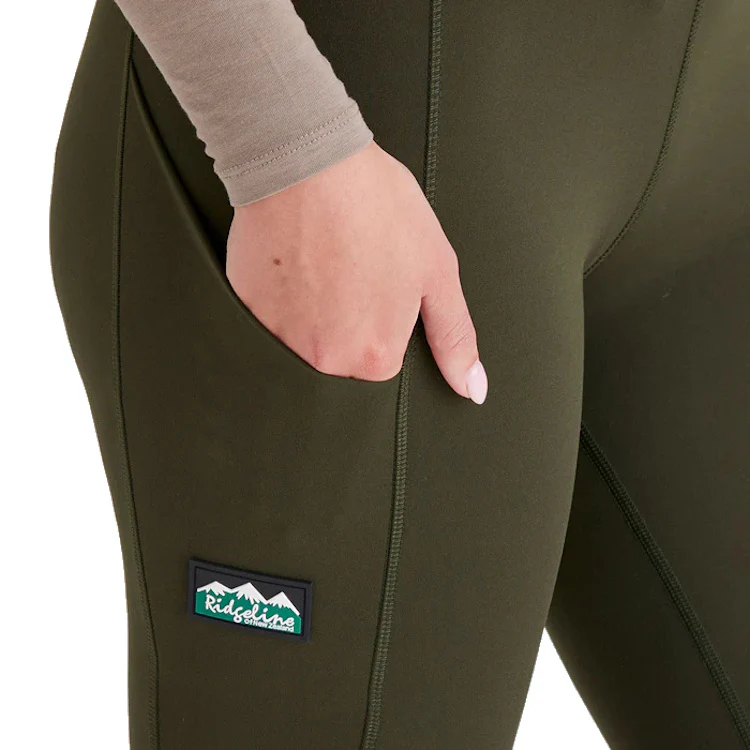 Ridgeline Ladies Infinity Leggings - Deep Forest - Image 4