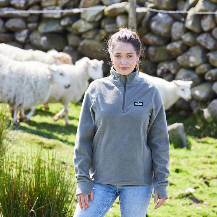 Ridgeline Ladies Narvik Fleece - Smokey Olive - Image 4