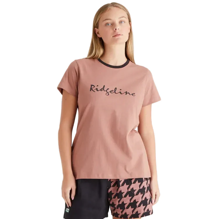 Ridgeline Ladies Signature T-Shirt - Dusky Pink