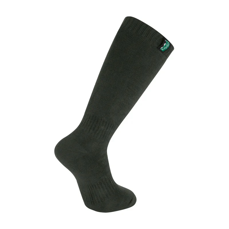 Ridgeline Full Length Cotton Work Socks - Olive Multi - Image 6