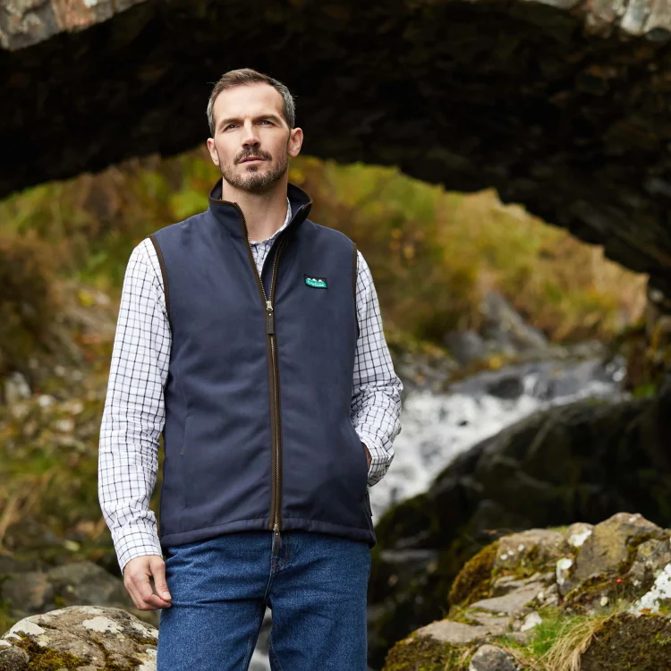 Ridgeline Monarch Gilet - Navy - Image 6