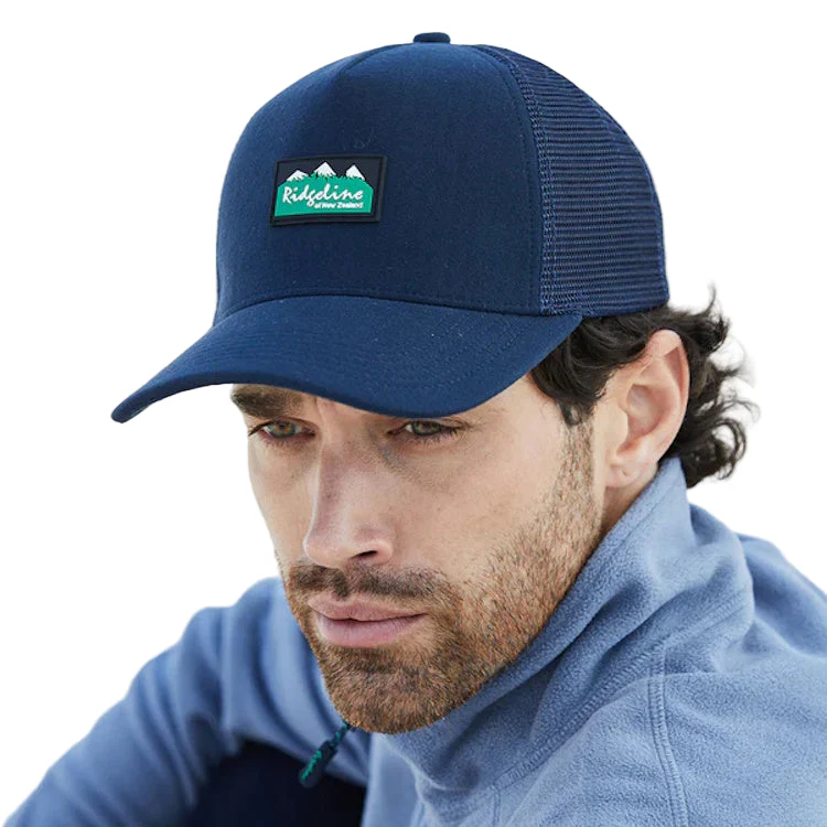 Ridgeline Monsoon Trucker Cap - Navy - Image 5