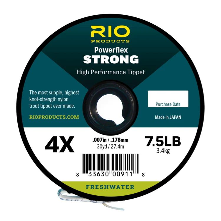 Rio Powerflex Strong Tippet 30yds