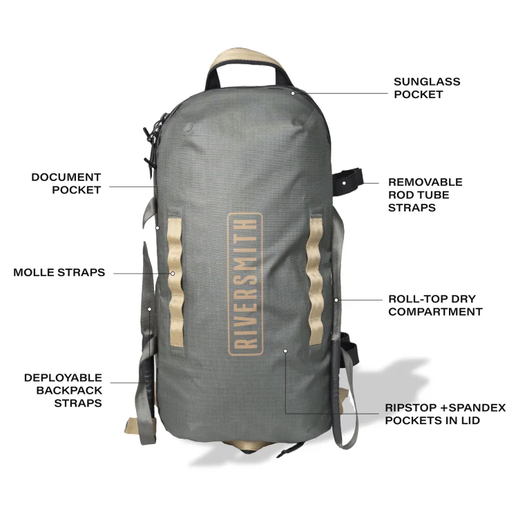 Riversmith Convoy Duffle - Shadow Kelp - 45L - Image 3