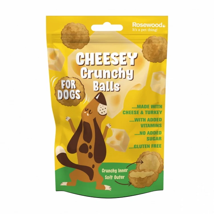 Rosewood Daily Eats Dog Treats - Cheesey Crunchy Meatballs 140g - Image 2