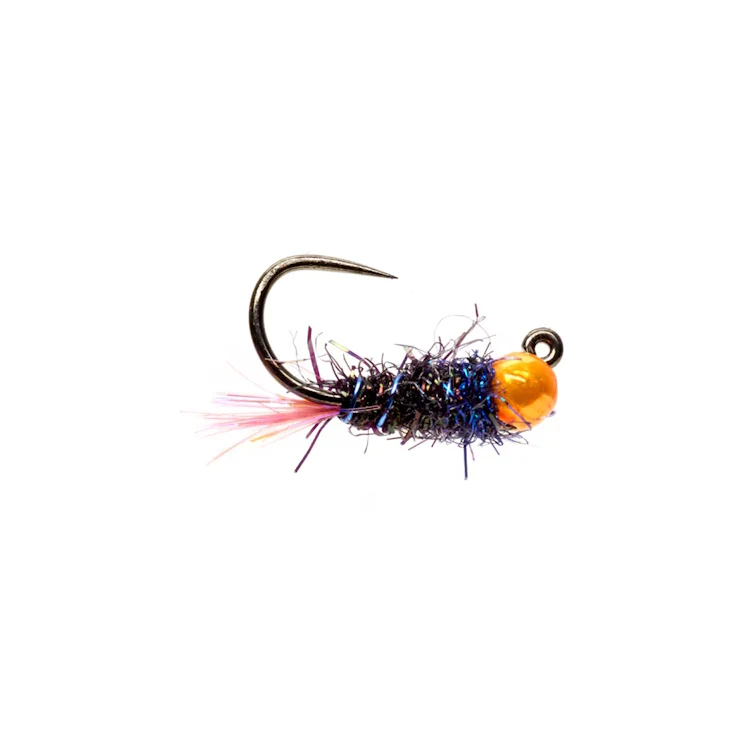 Roza's Neon Orange Nymph Fly