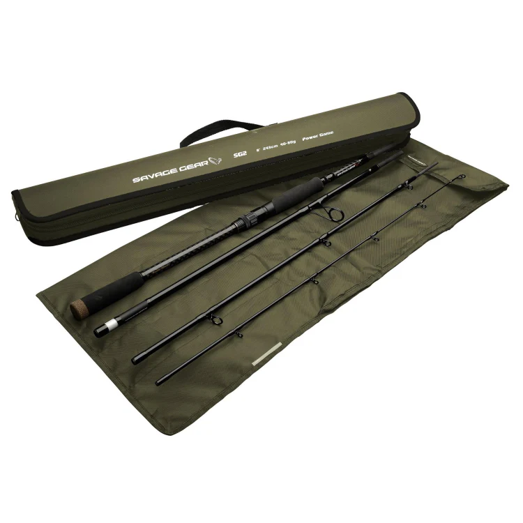 Savage Gear SG4 Medium Game Travel Spinning Rod - Image 2