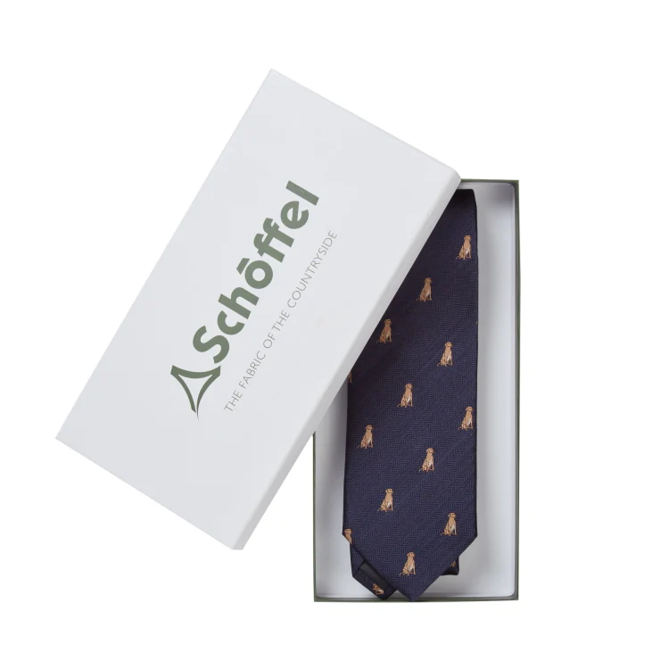 Schoffel Ashford Silk Tie - Labrador - Image 2