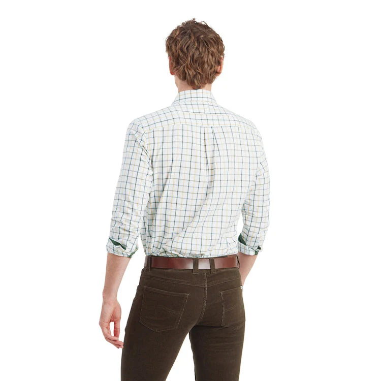 Schoffel Baconsthorpe Tailored Shirt - Woodland Check - Image 2