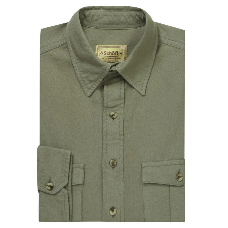 Schoffel Battlesbridge Shirt - Beetle Green - Image 4