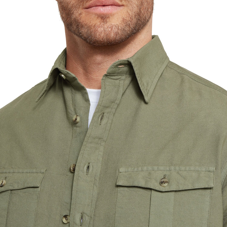Schoffel Battlesbridge Shirt - Beetle Green - Image 6
