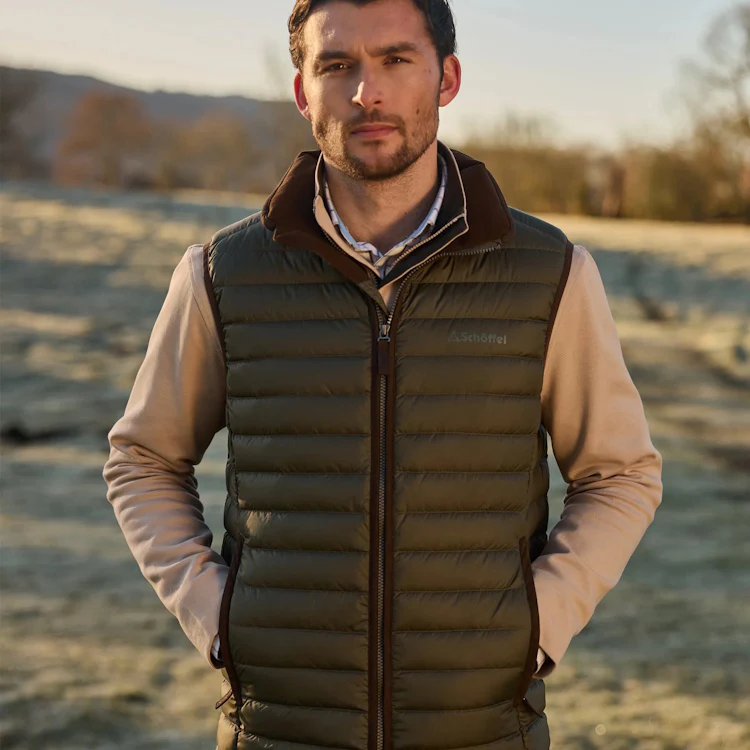 Schoffel Bowden Down Gilet - Woodland - Image 5