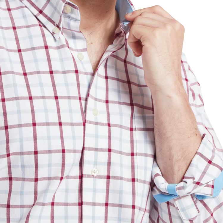 Schoffel Brancaster Classic Shirt - Mountain Blue Check - Image 5