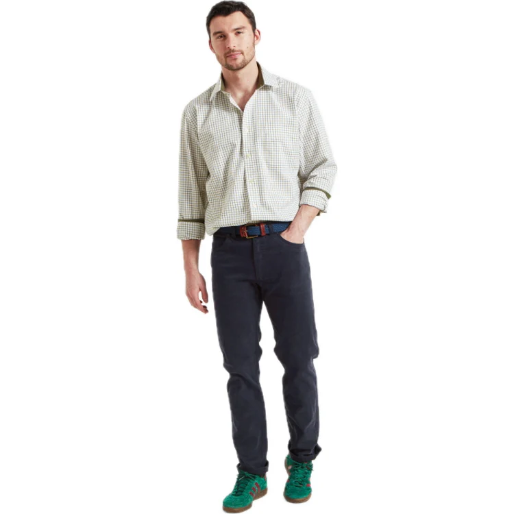 Schoffel Cambridge Classic Shirt - Olive - Image 4