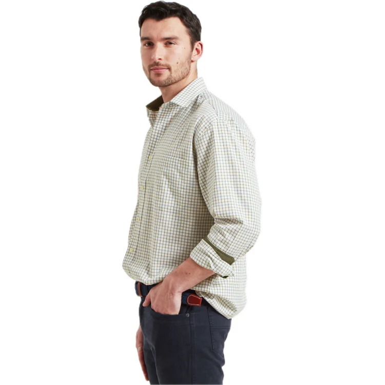 Schoffel Cambridge Classic Shirt - Olive - Image 5