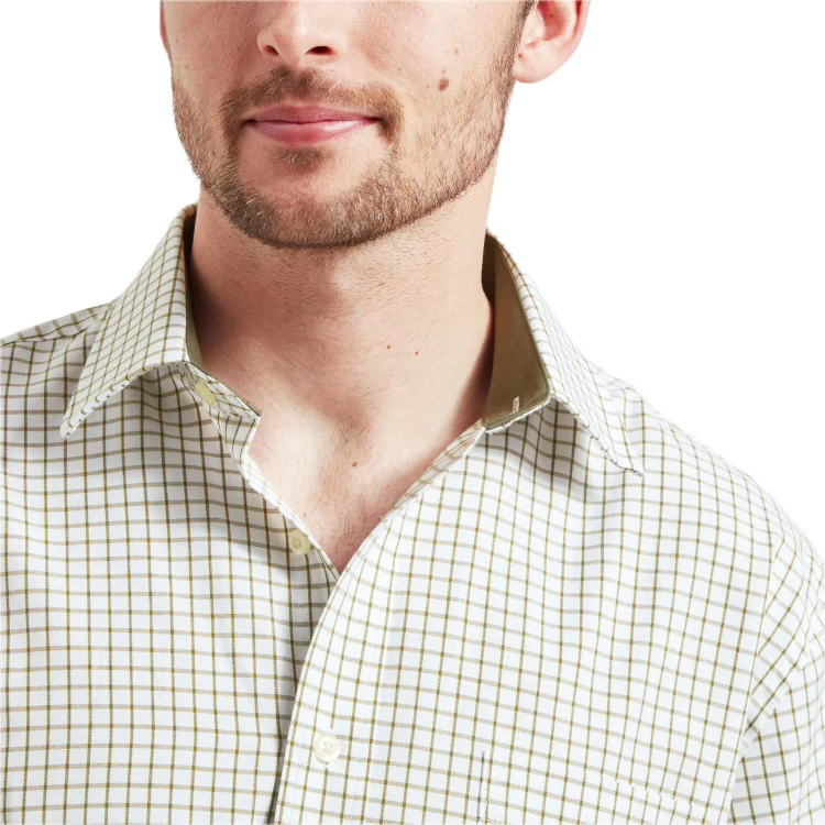 Schoffel Cambridge Classic Shirt - Olive - Image 6