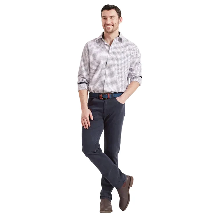 Schoffel Canterbury 5 Pocket Jeans - Navy - Image 4