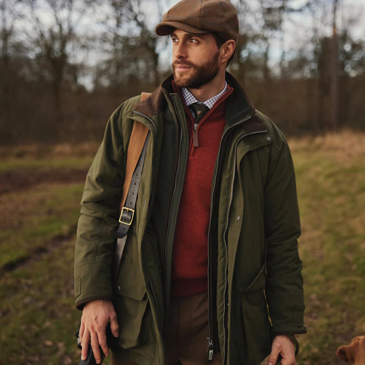 Schoffel Classic Ptarmigan Coat - Hunter Green - Image 3