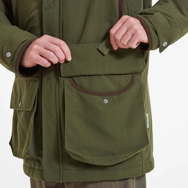 Schoffel Classic Ptarmigan Coat - Hunter Green - Image 7