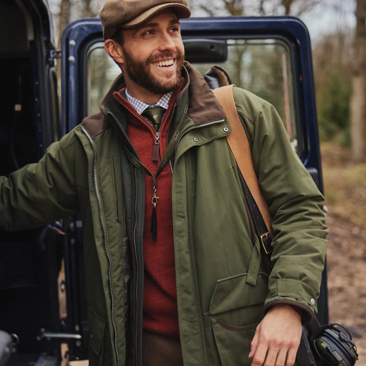 Schoffel Classic Ptarmigan Coat - Hunter Green - Image 9