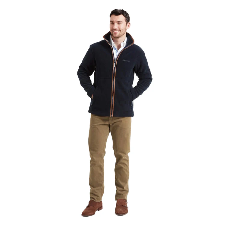 Schoffel Cottesmore Fleece Jacket - Navy - Image 3