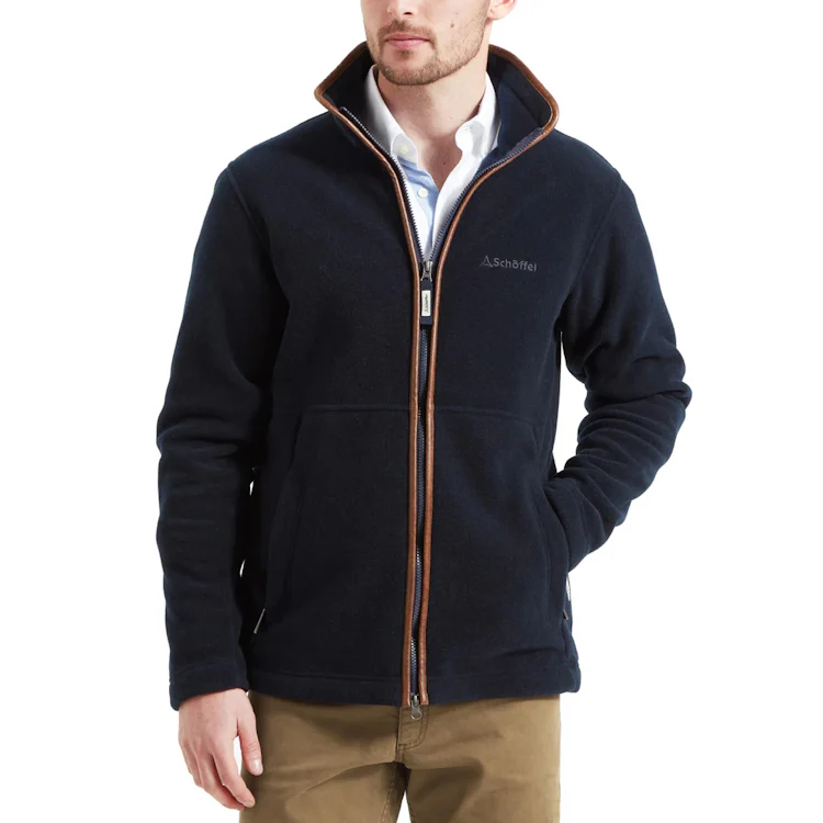 Schoffel Cottesmore Fleece Jacket - Navy - Image 4