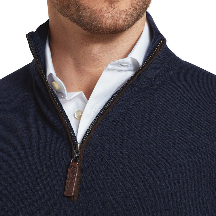 Schoffel Jura 1/4 Zip Jumper - Navy - Image 5