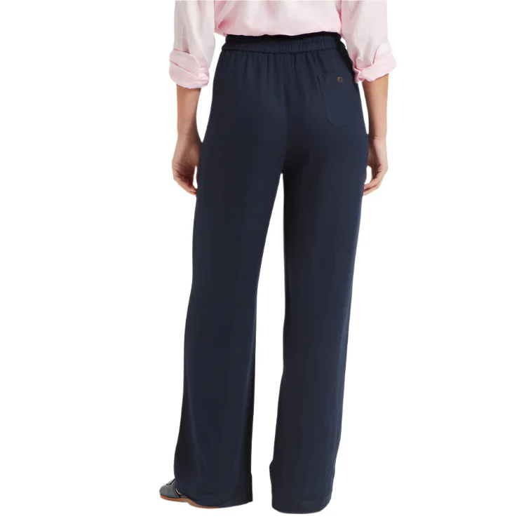 Schoffel Ladies Daphne Linen Trousers - Navy - Image 6