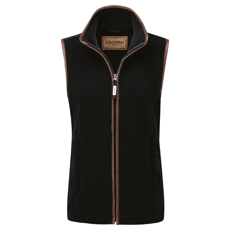 Schoffel Ladies Lyndon Fleece Gilet - Navy - Image 3