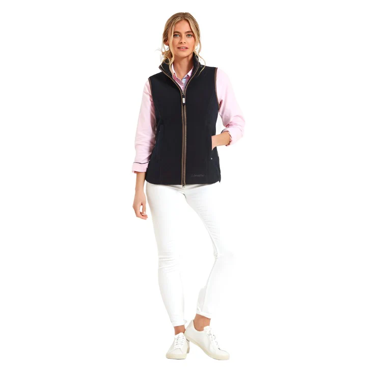 Schoffel Ladies Lyndon Fleece Gilet - Navy - Image 5
