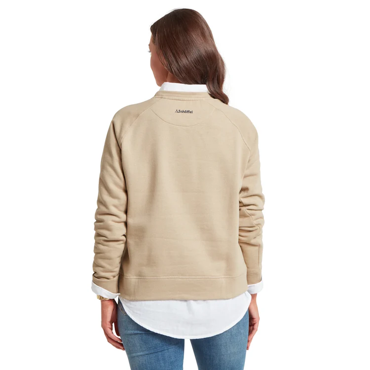 Schoffel Ladies Newberry Sweatshirt - Cobblestone - Image 2