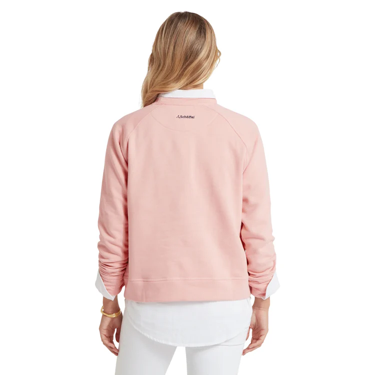 Schoffel Ladies Newberry Sweatshirt - Pale Rose - Image 2
