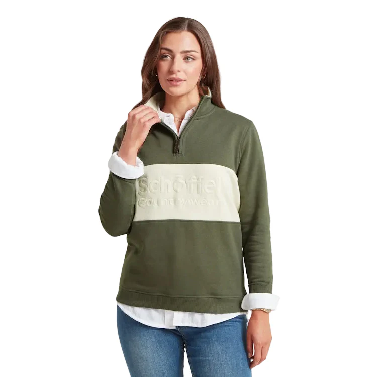 Schoffel Ladies St Agnes Sweatshirt - Beetle Green