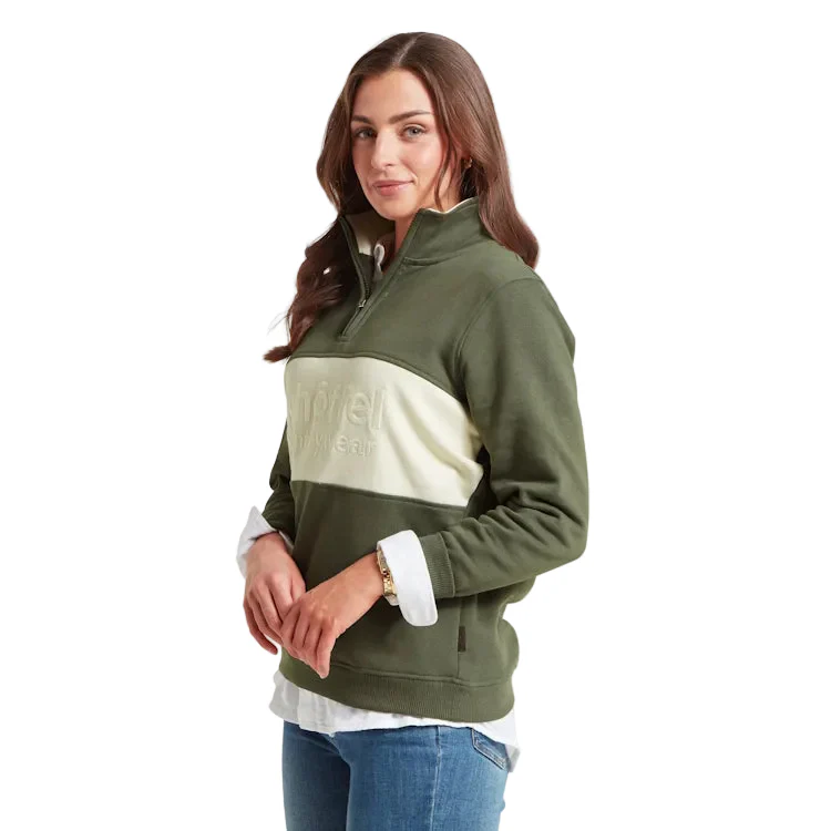 Schoffel Ladies St Agnes Sweatshirt - Beetle Green - Image 5