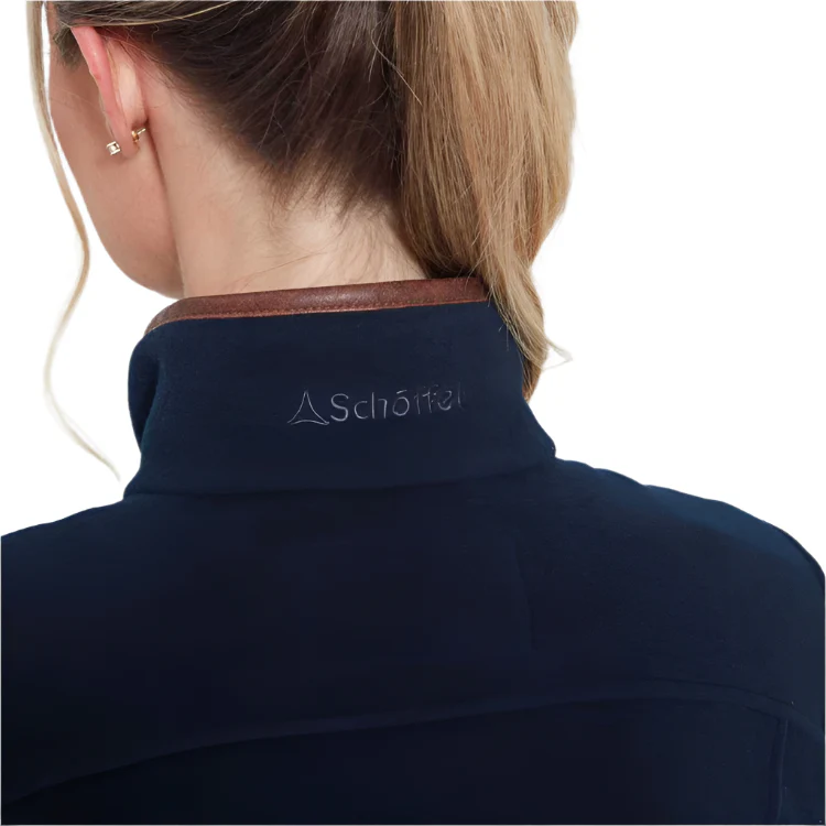 Schoffel Ladies Tilton II 1/4 Zip Fleece - Navy - Image 4