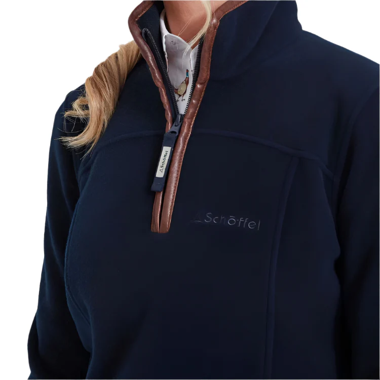Schoffel Ladies Tilton II 1/4 Zip Fleece - Navy - Image 5