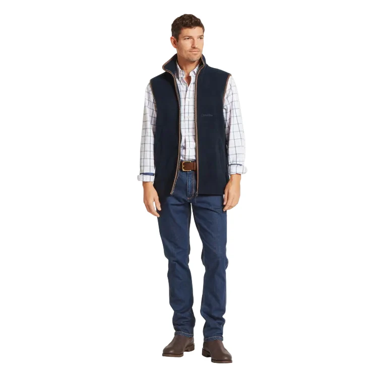 Schoffel Oakham Fleece Gilet - Petrol Blue - Image 5