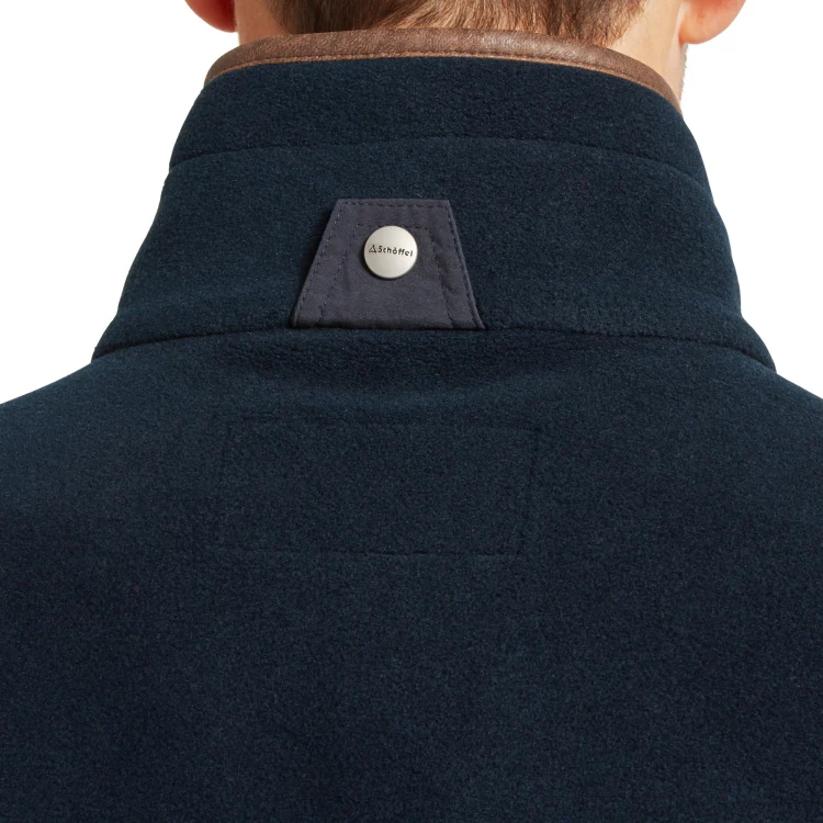 Schoffel Oakham Fleece Gilet - Petrol Blue - Image 7