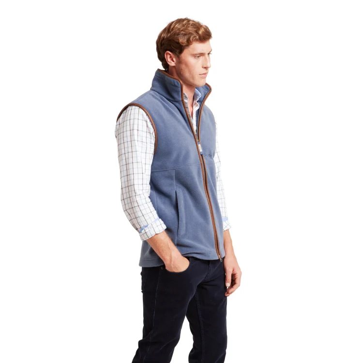 Schoffel Oakham Fleece Gilet - Storm Blue - Image 4