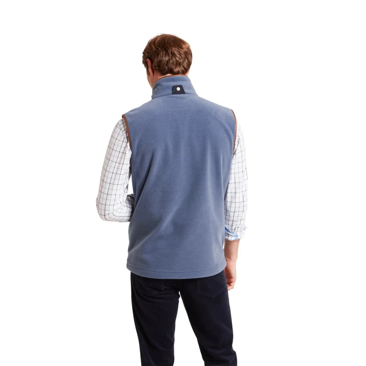 Schoffel Oakham Fleece Gilet - Storm Blue - Image 5