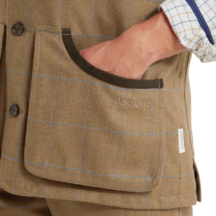 Schoffel Ptarmigan Tweed Waistcoat II - Corry Tweed - Image 6