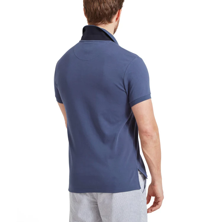 Schoffel St Ives Jersey Polo Shirt - French Navy - Image 2