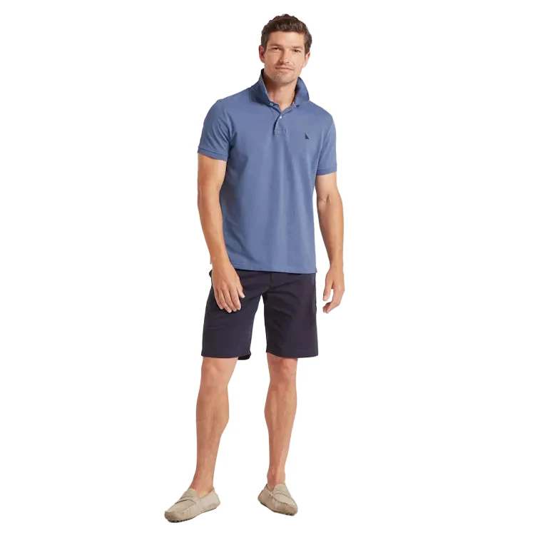 Schoffel St Ives Polo Shirt - Vintage Indigo - Image 4