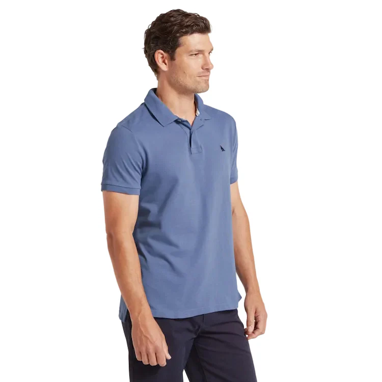 Schoffel St Ives Polo Shirt - Vintage Indigo - Image 5