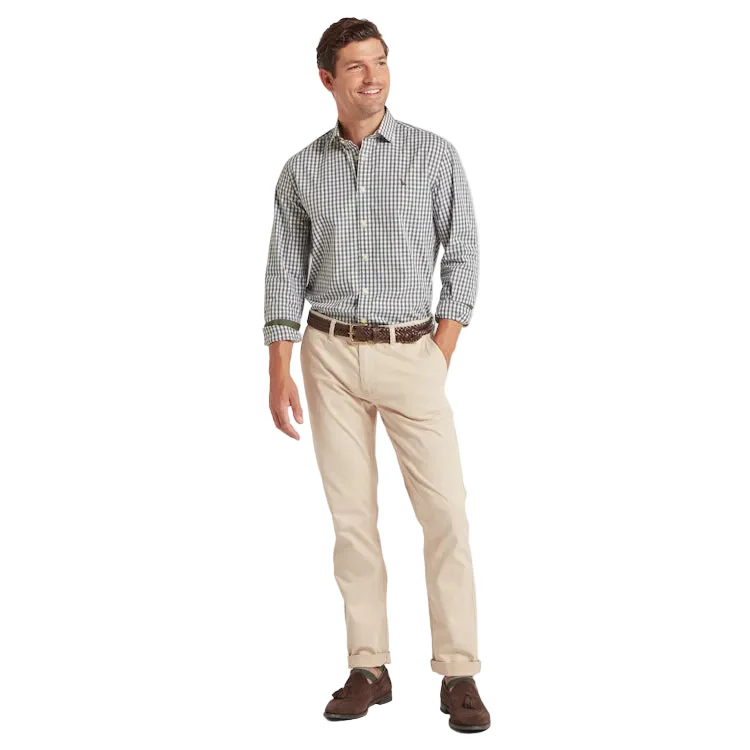 Schoffel Thorpeness Tailored Shirt - Beetle Green Check - Image 4